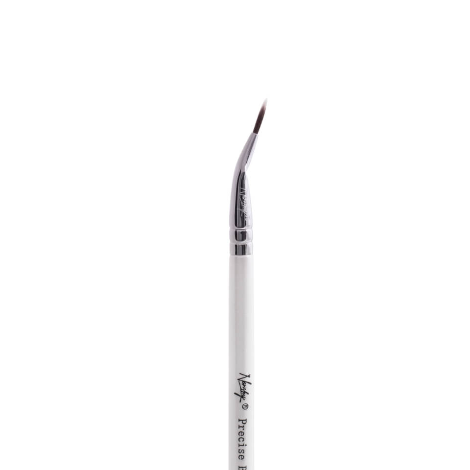Nanshy Precise Bent Eyeliner Brush - Pearlescent White