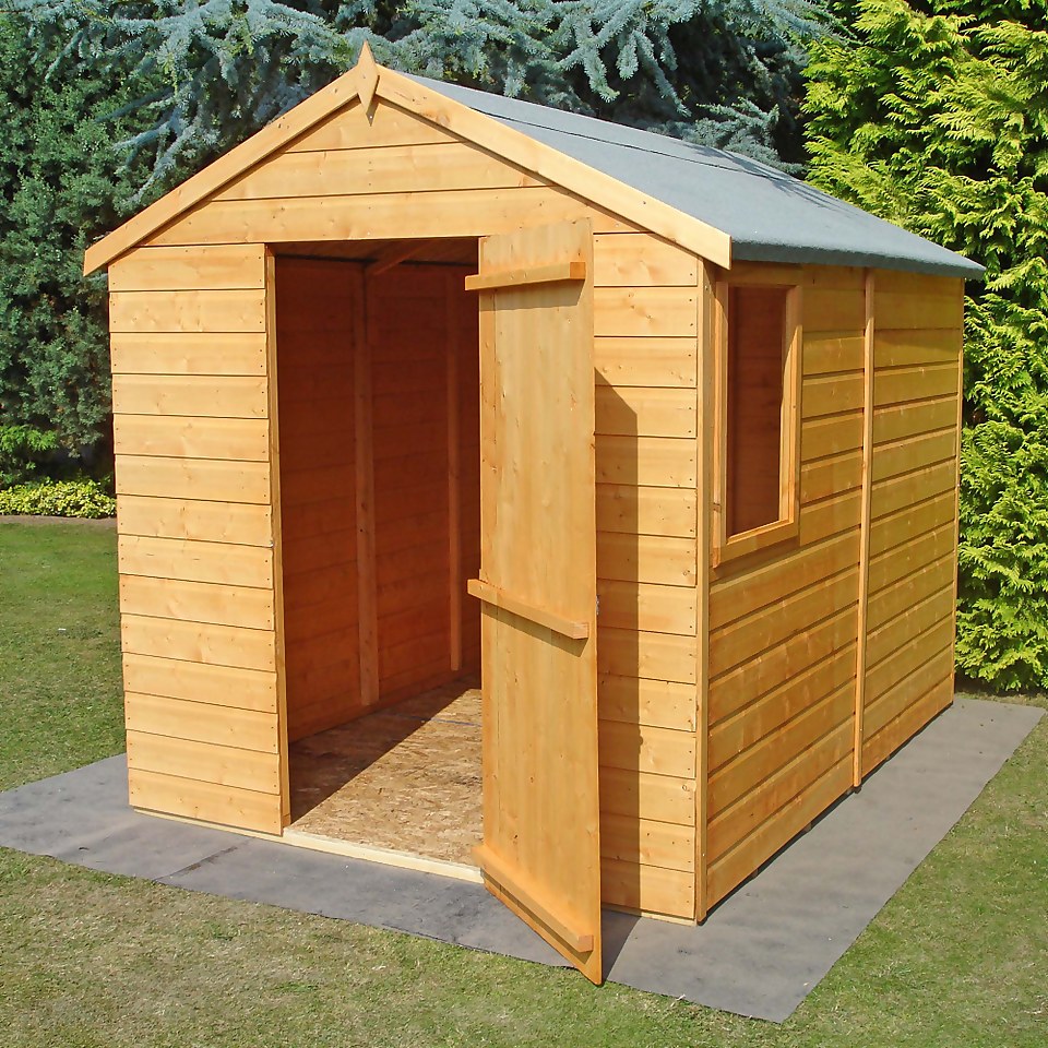 Shire 8 x 6ft Durham Shed Single Door