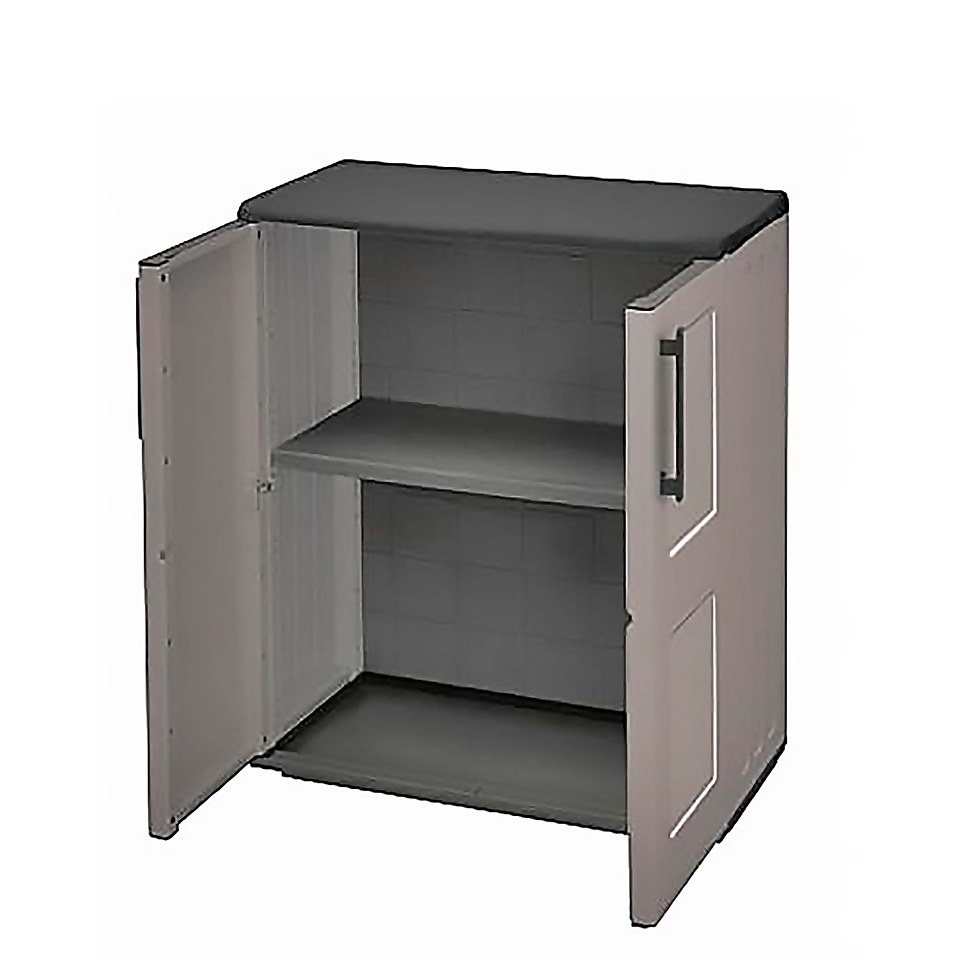 Shire Small Storage Cupboard with Shelves Homebase