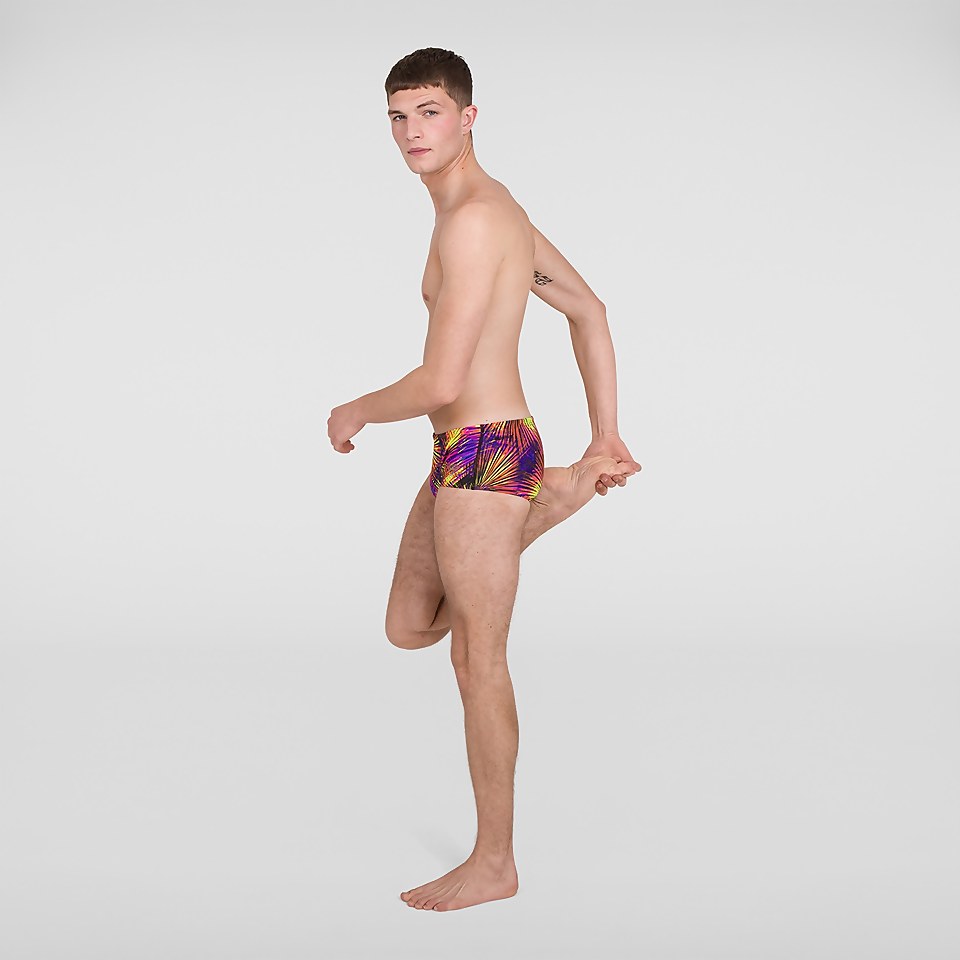 Men's Placement Digital 14cm Trunks Black