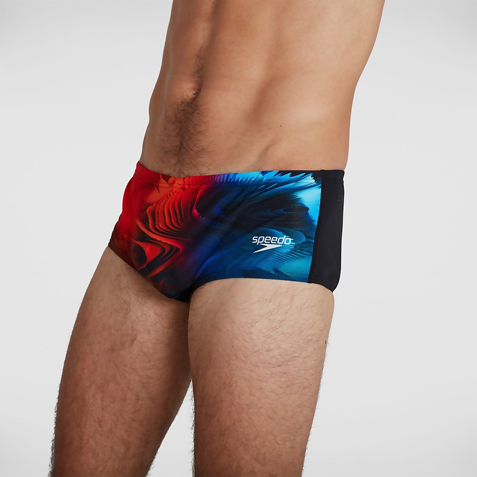 Men's Placement Digital 14cm Trunks Black