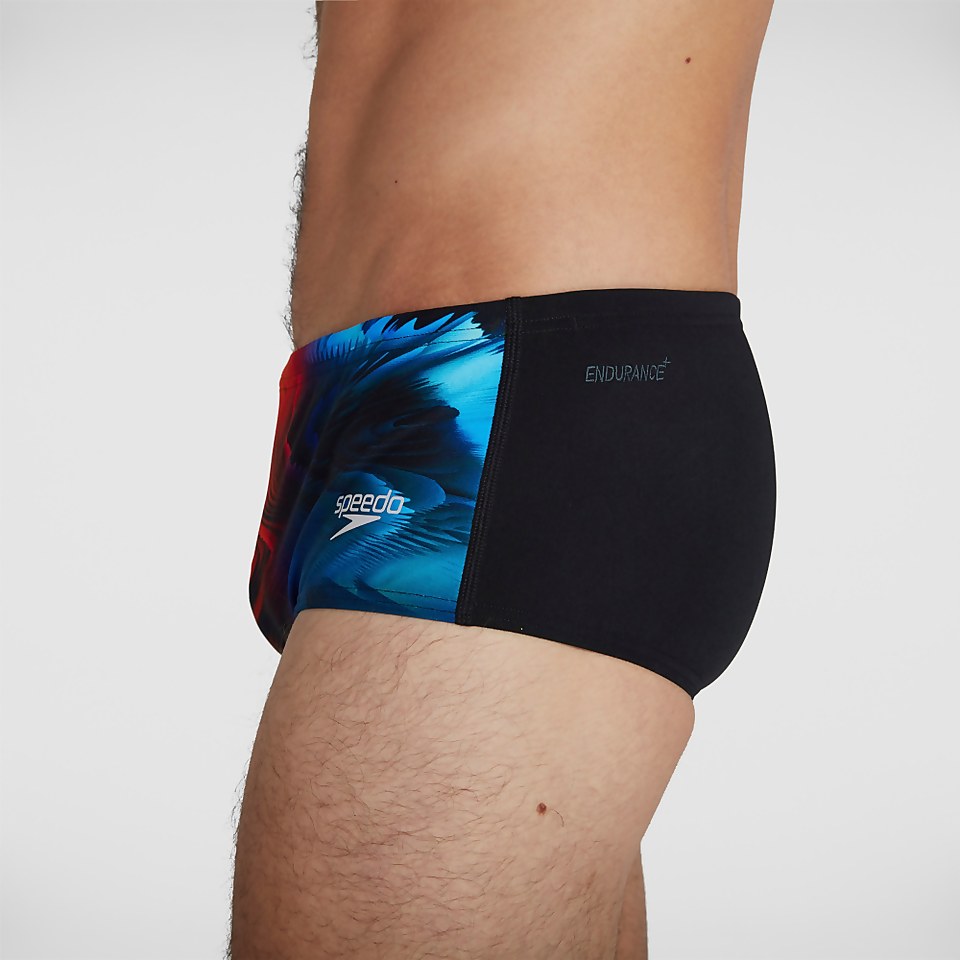 Men's Placement Digital 14cm Trunks Black