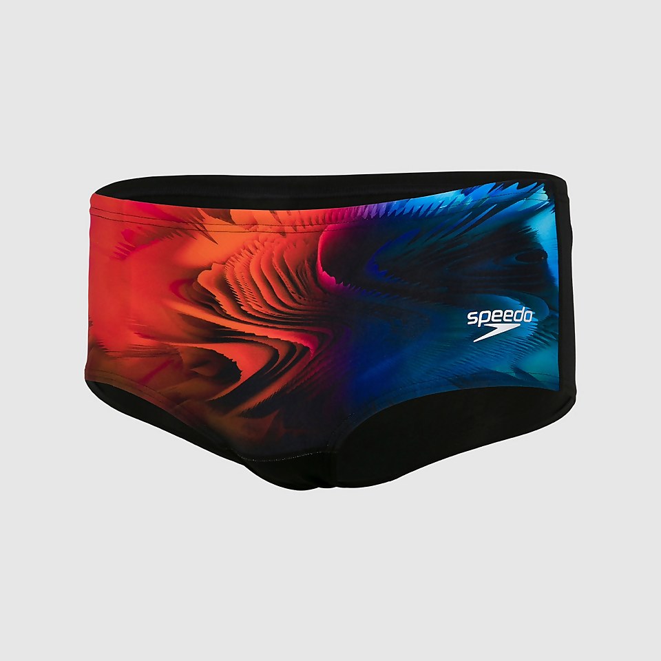 Men's Placement Digital 14cm Trunks Black
