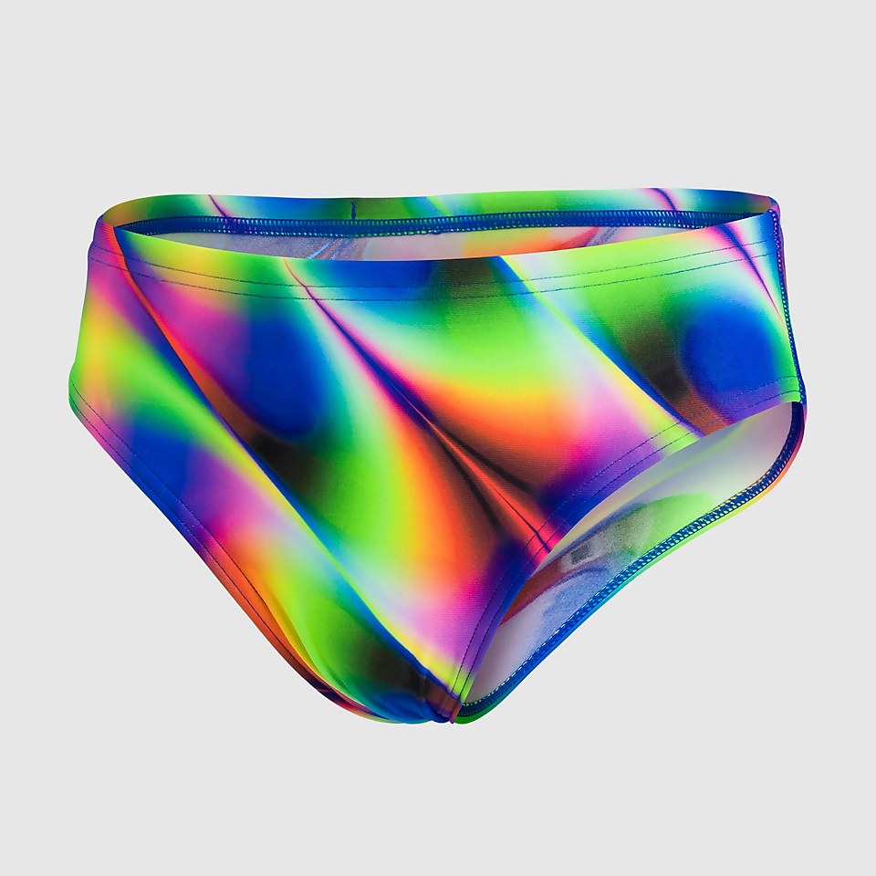 Jungen Allover 6,5 cm Badehose in Blau