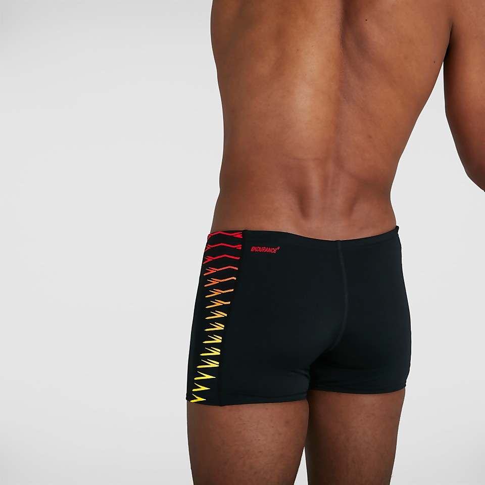 Herren Tech Panel Aquashorts in Schwarz