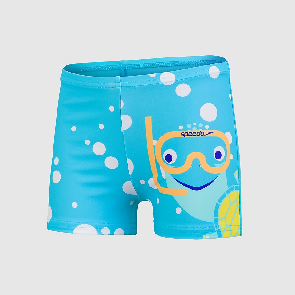 Boys' Tommy Turtle Aquashort Blue/Yellow