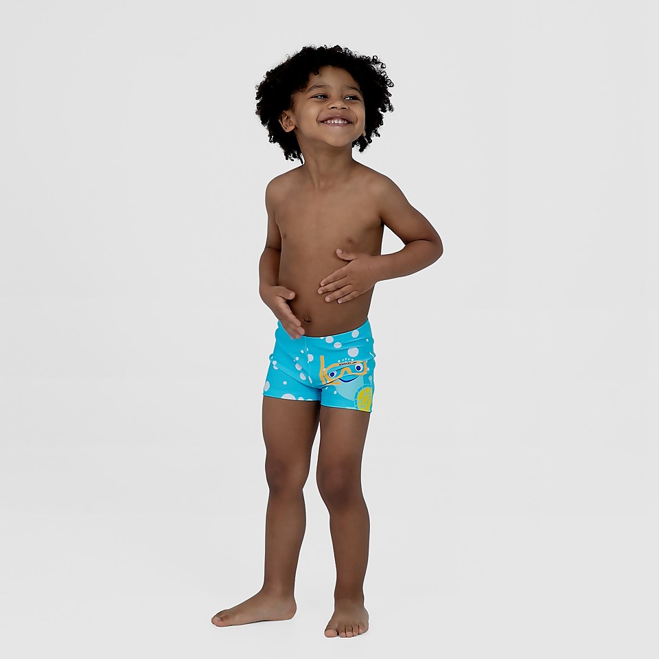 Boys' Tommy Turtle Aquashort Blue/Yellow