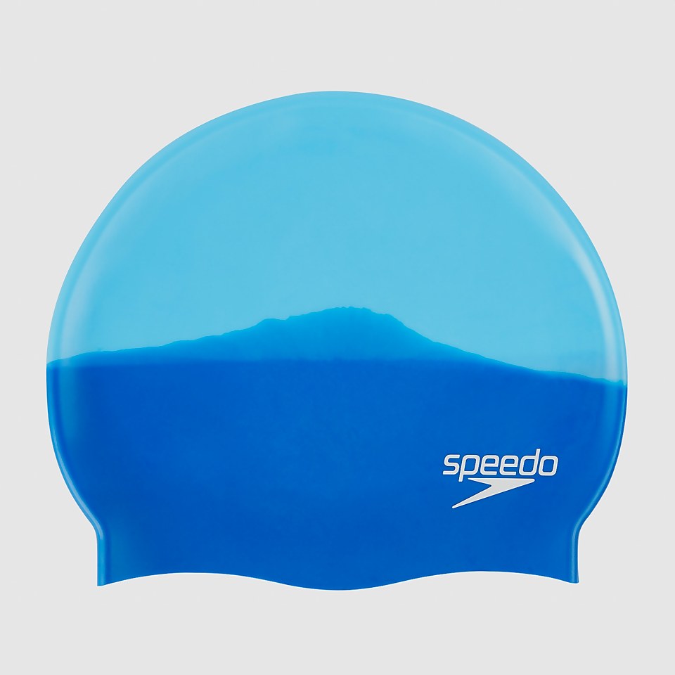 Bonnet de bain multicolore en silicone