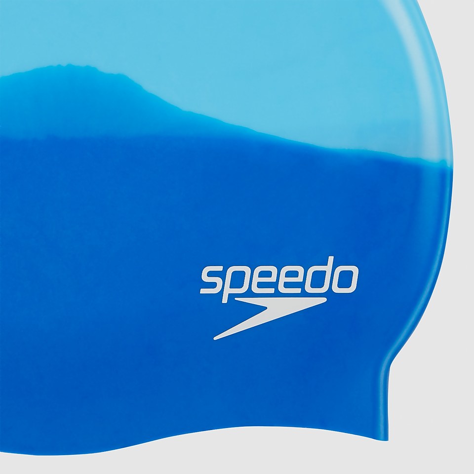 Bonnet de bain multicolore en silicone