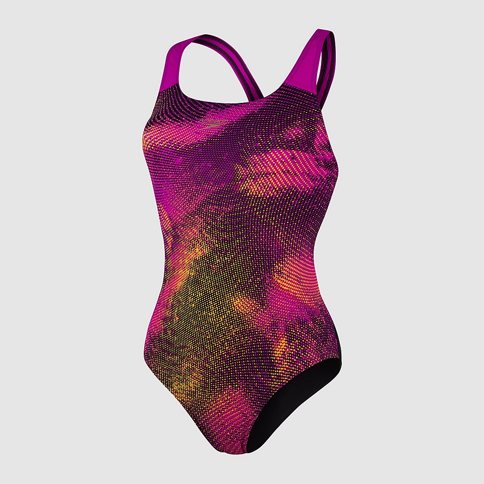Women's Placement Powerback Swimsuit Black