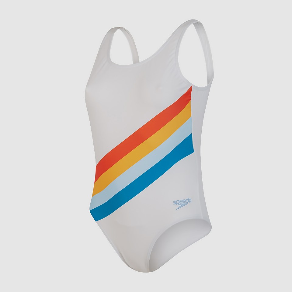 Summer Stripe U-Back Swimsuit