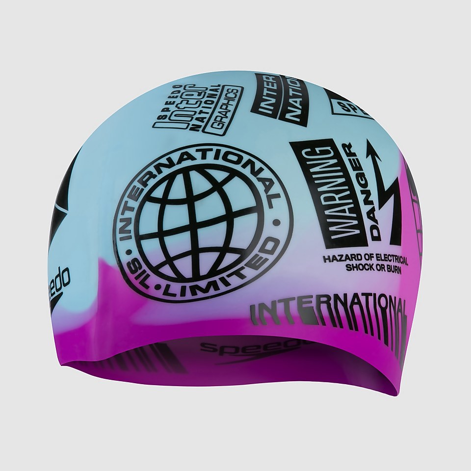 Unisex Slogan Print Cap Blue