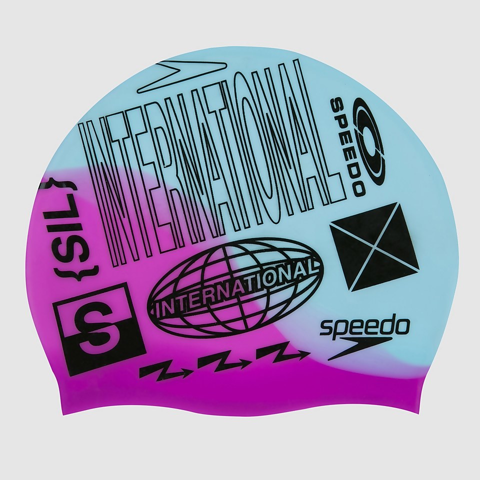 Unisex Slogan Print Cap Blue