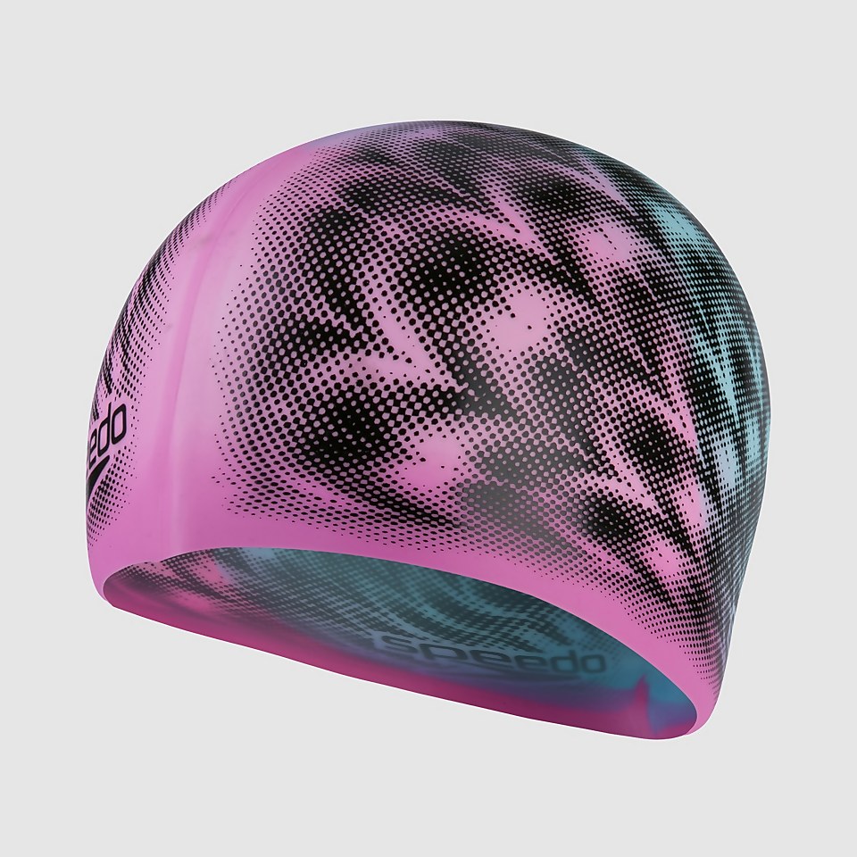Kinder Slogan Print Badekappe in Pink