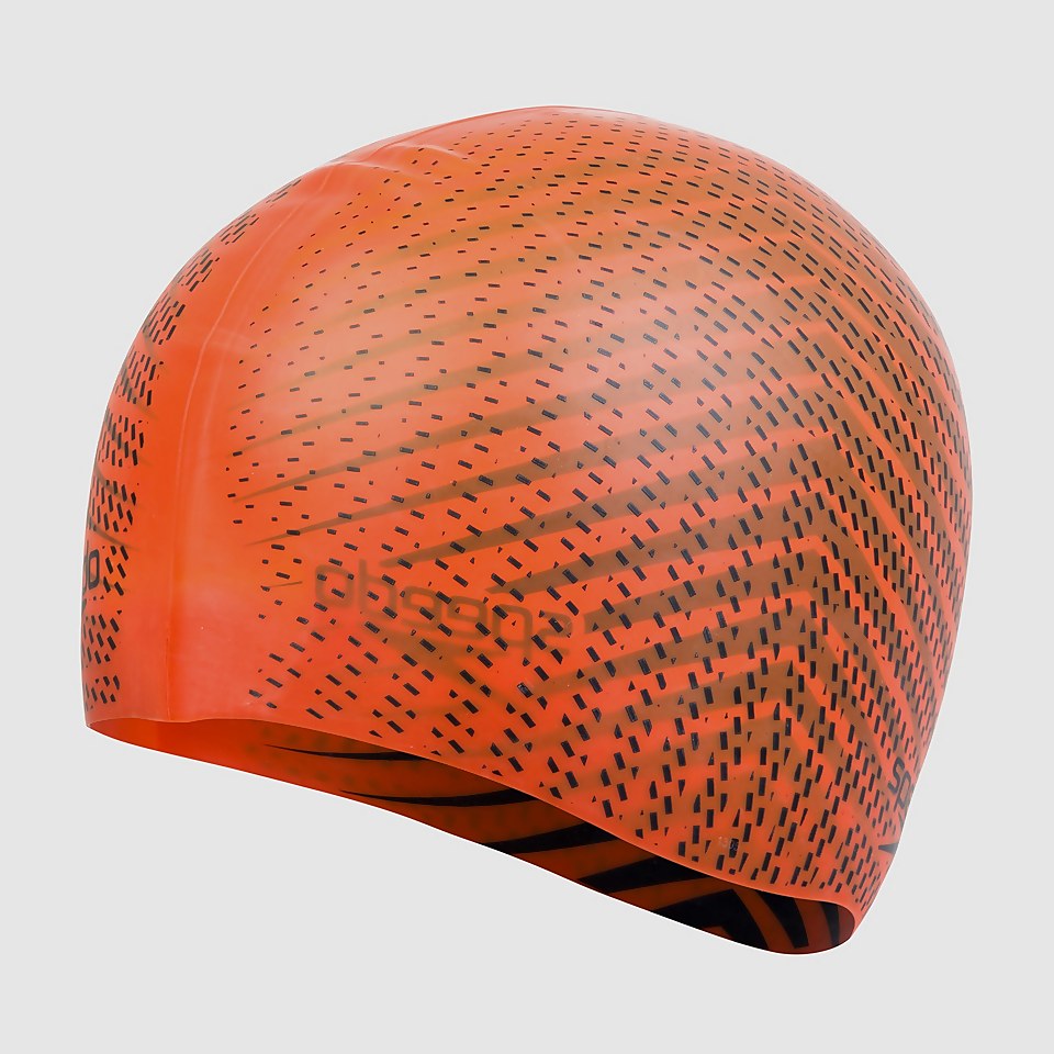 Unisex Reversible Moulded Silicone Cap Orange