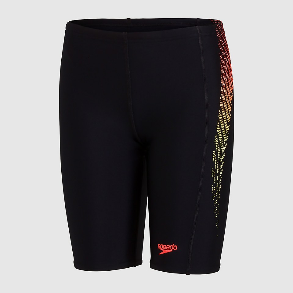 Boys' Plastisol Placement Jammer Black