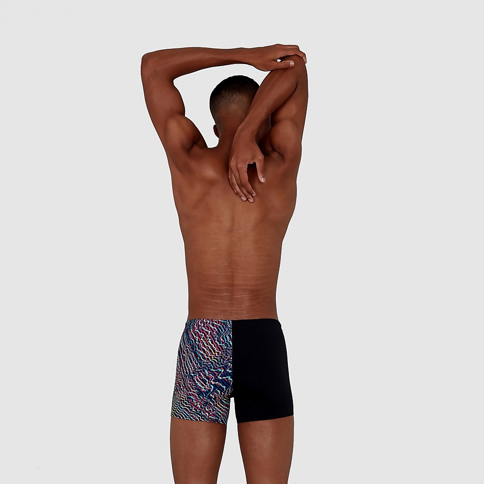 Men's ColourRipple Digital V-Cut Aquashort Black