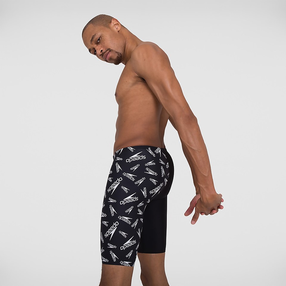 Men's Allover V-Cut Jammer Black