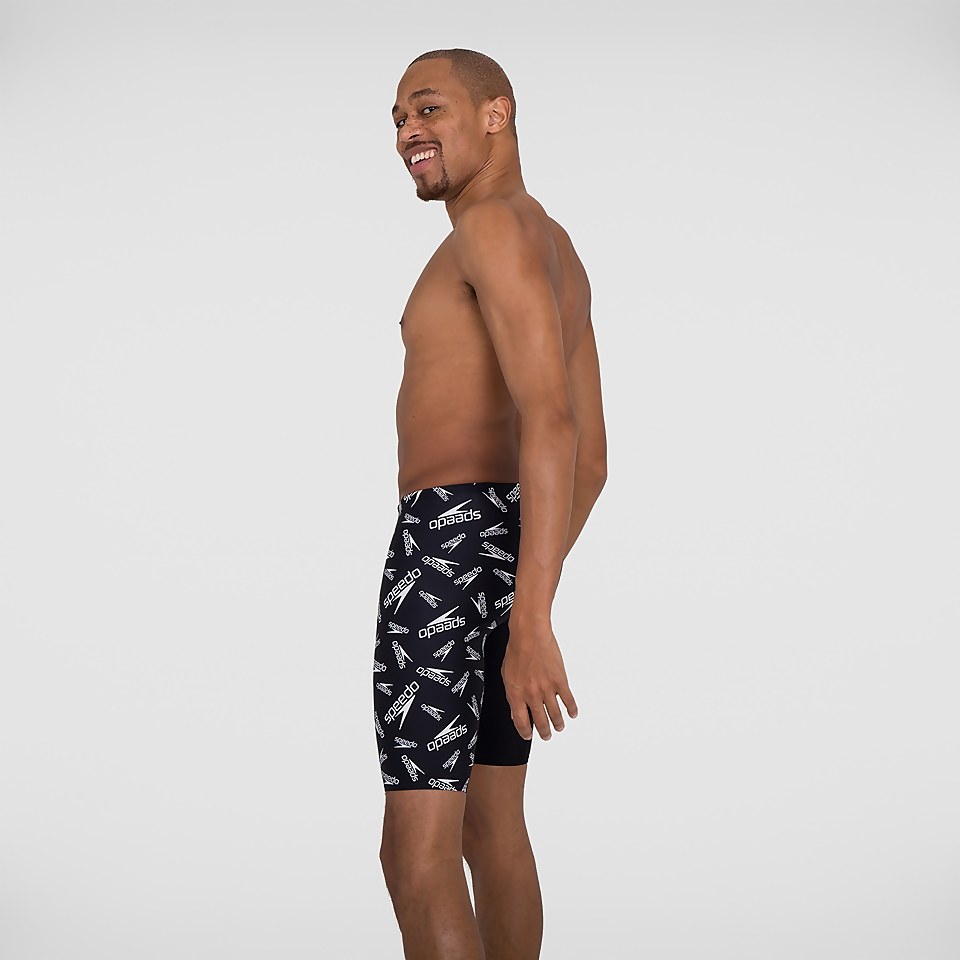Men's Allover V-Cut Jammer Black