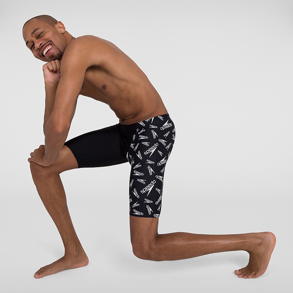 Men's Allover V-Cut Jammer Black