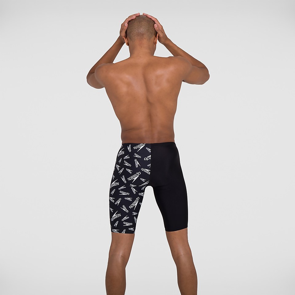 Men's Allover V-Cut Jammer Black