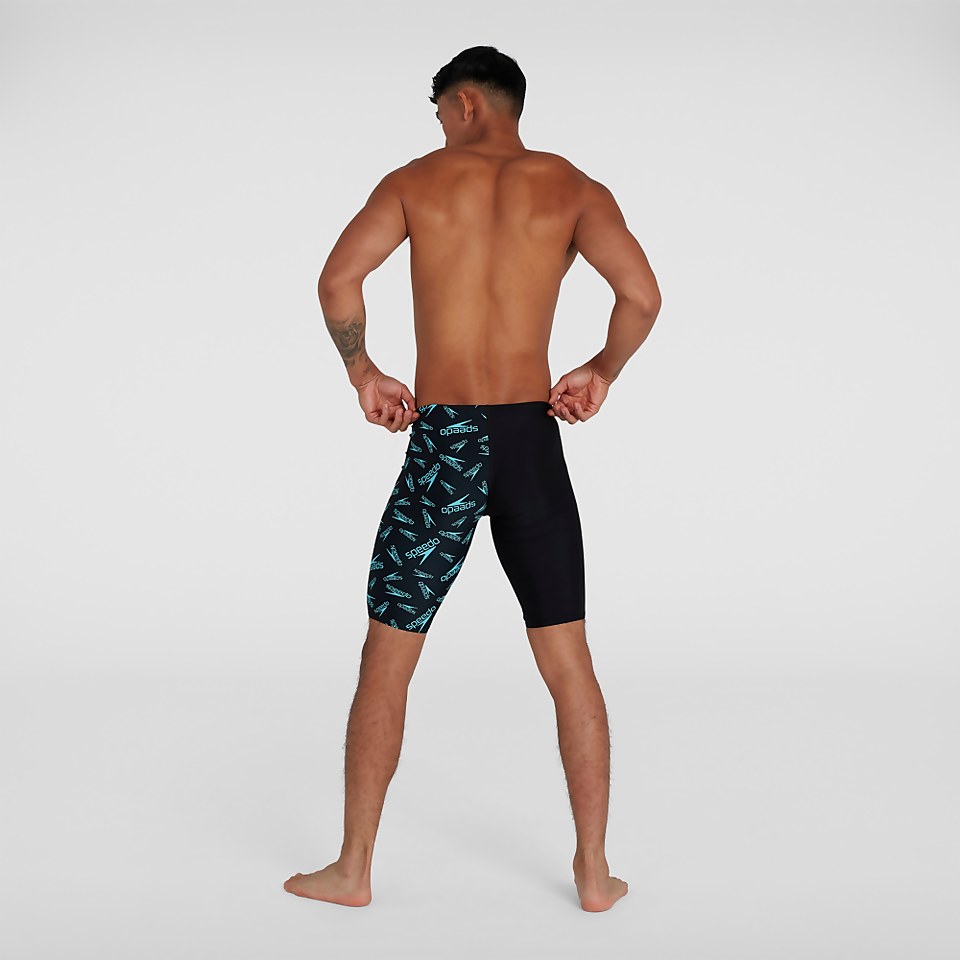 Men's Allover V-Cut Jammer Black