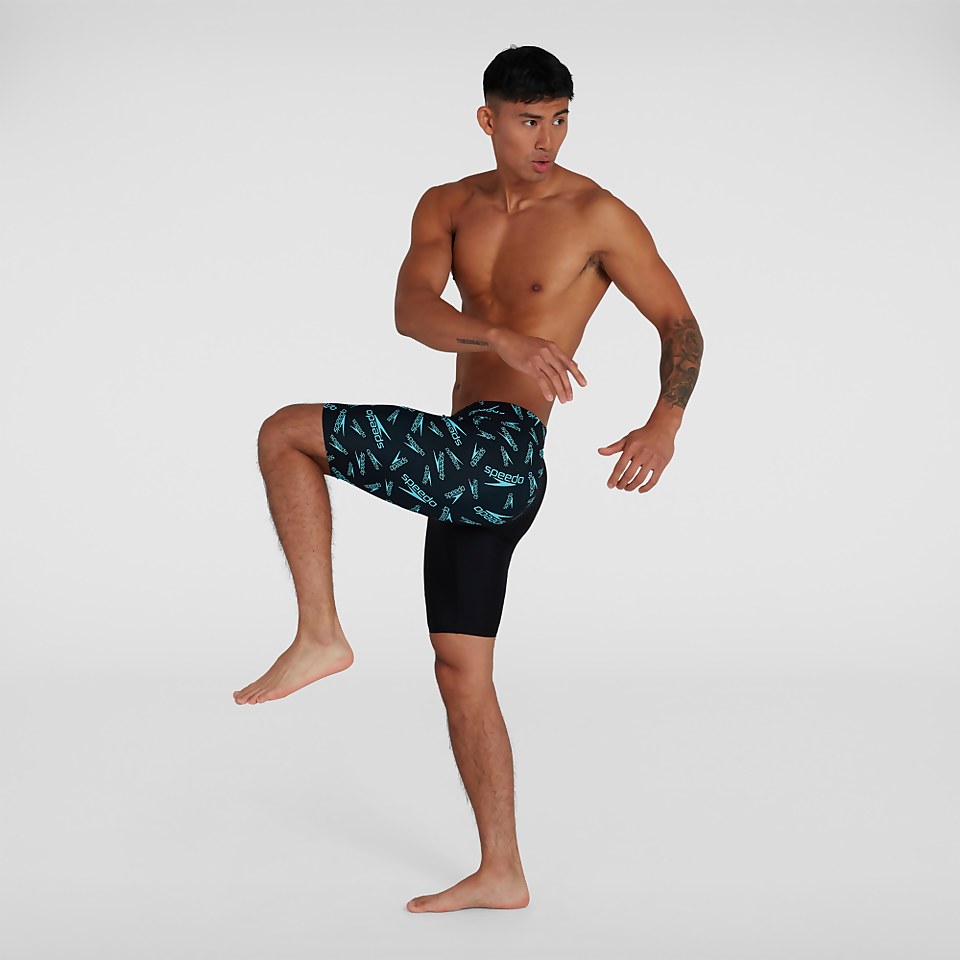 Men's Allover V-Cut Jammer Black