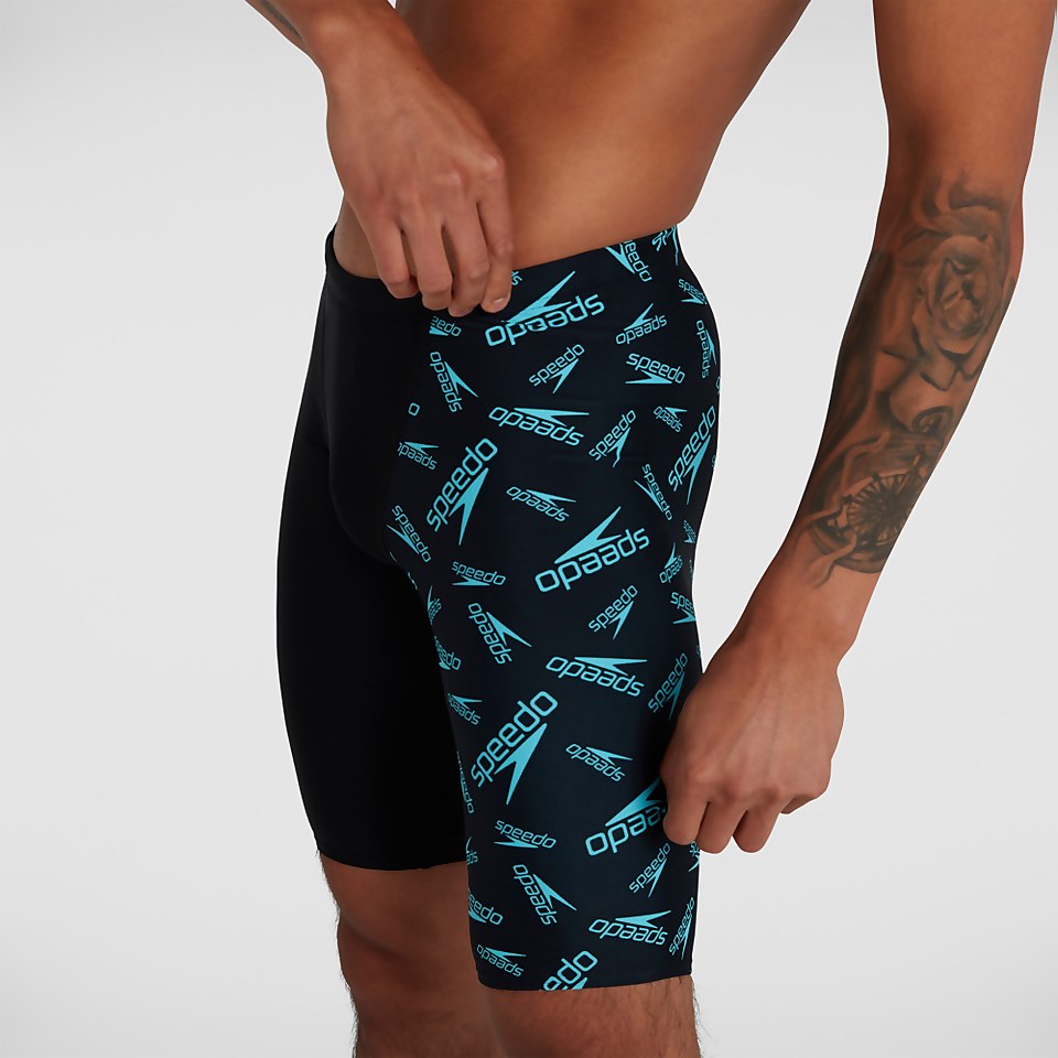 Men's Allover V-Cut Jammer Black