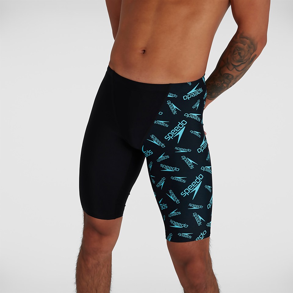 Men's Allover V-Cut Jammer Black