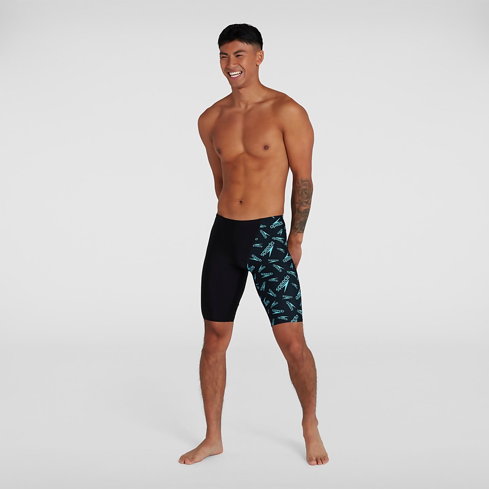 Men's Allover V-Cut Jammer Black