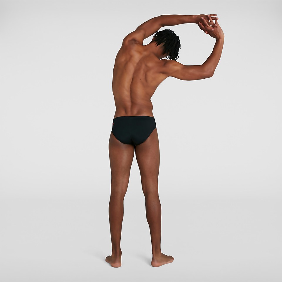 Slip de bain Homme Tech Panel 7 cm Noir