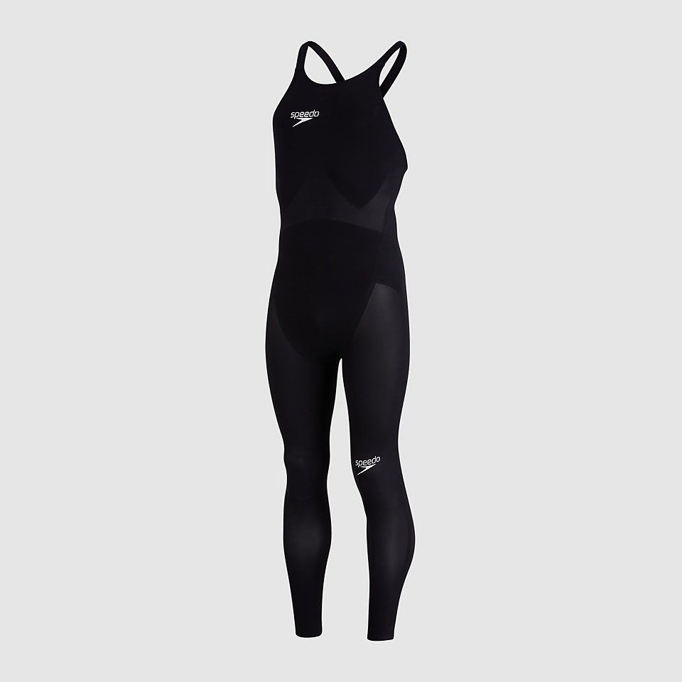 Men's Fastskin LZR Elite Openwater Closedback Male Bodyskin Black