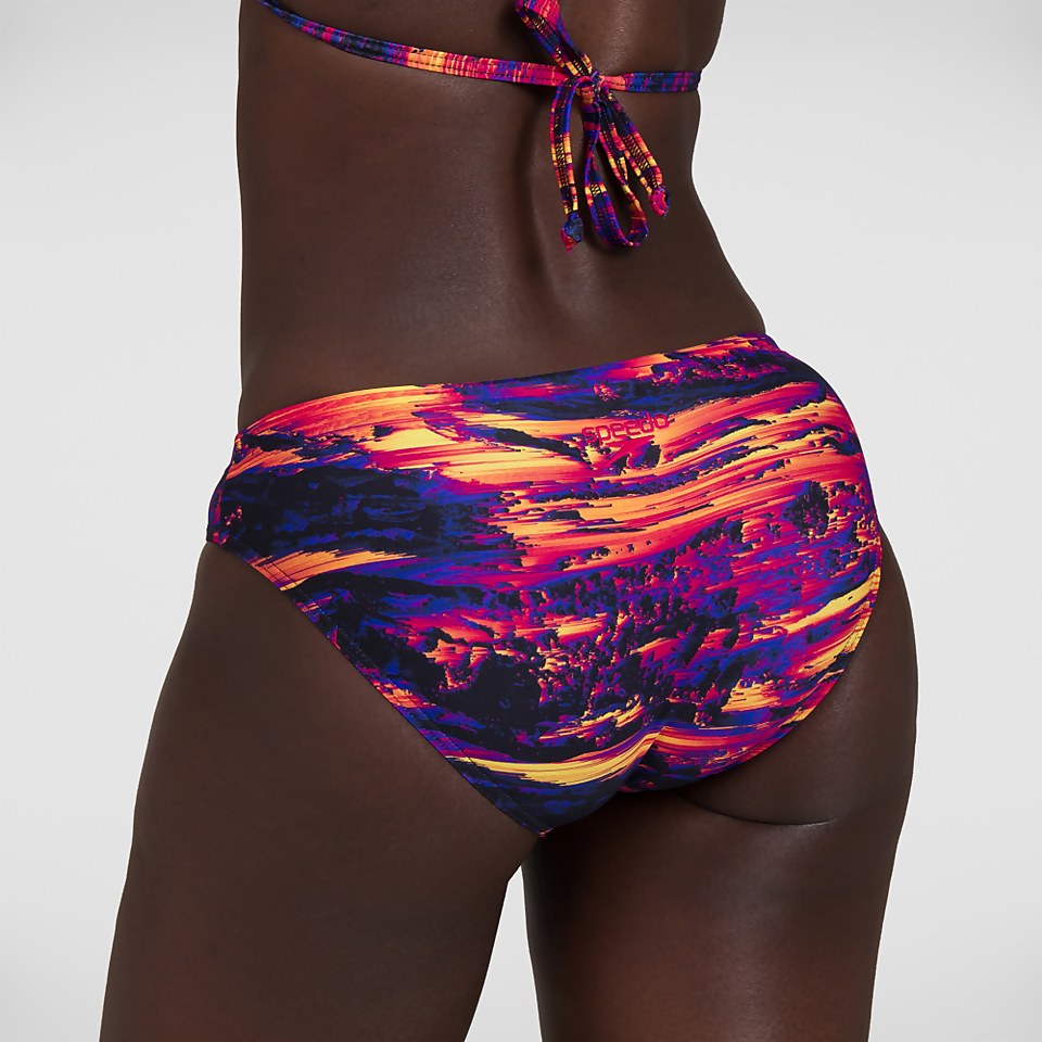 Women's Mix & Match Brief Printed Black/Pink