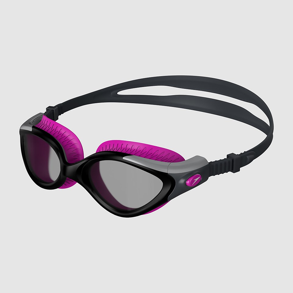 Lunettes de natation Futura Biofuse Flexiseal femme Rose/Gris