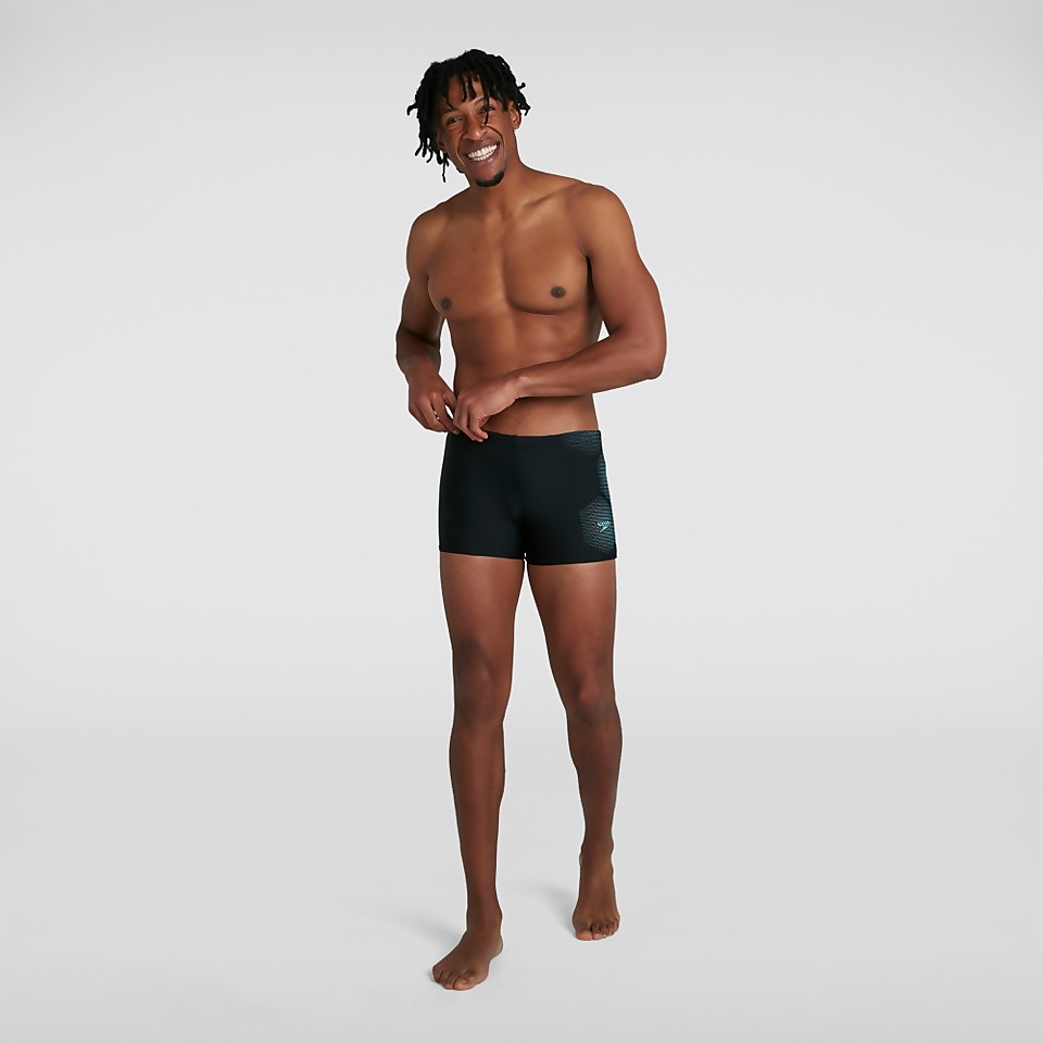 Boxer de bain Homme Tech Placement Noir