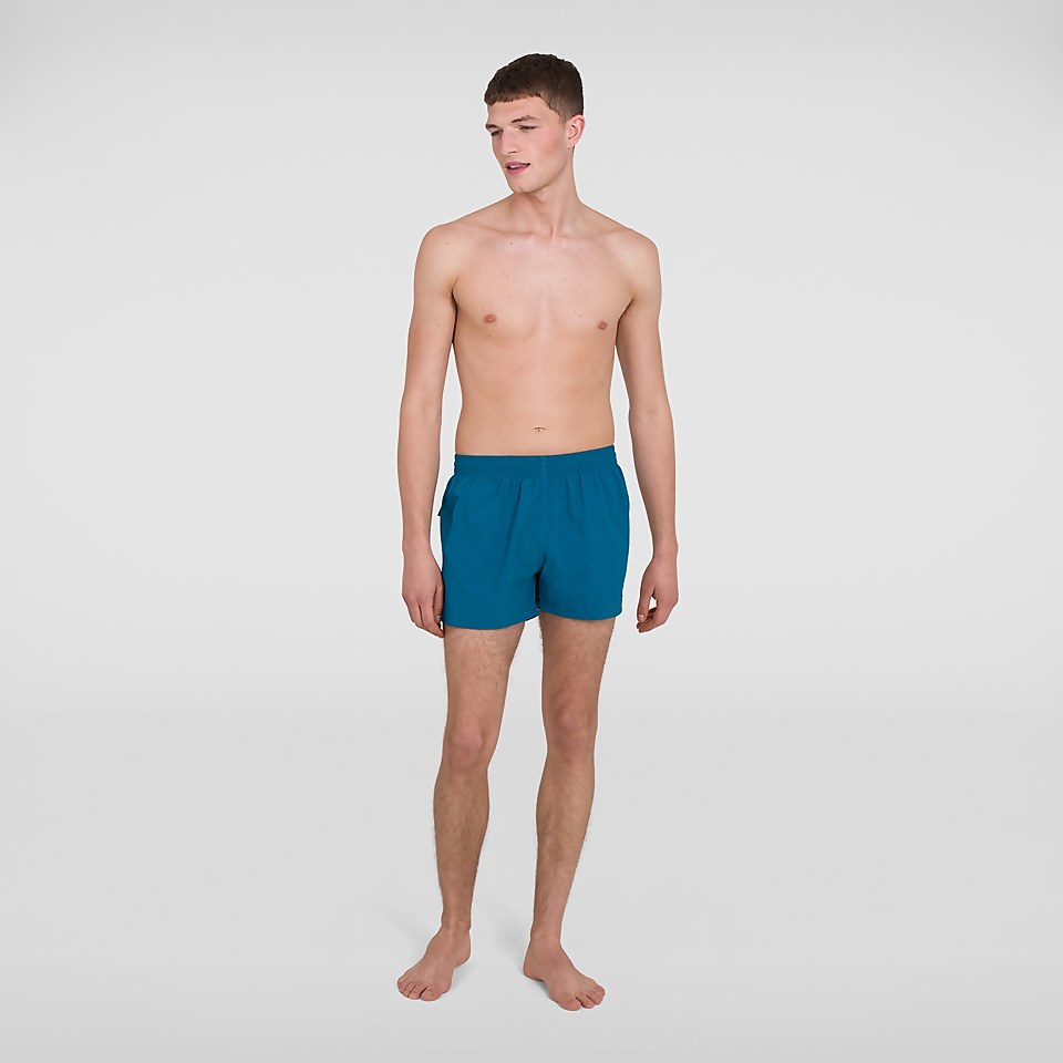Men's Fitted Leisure 13" Swim Shorts Teal