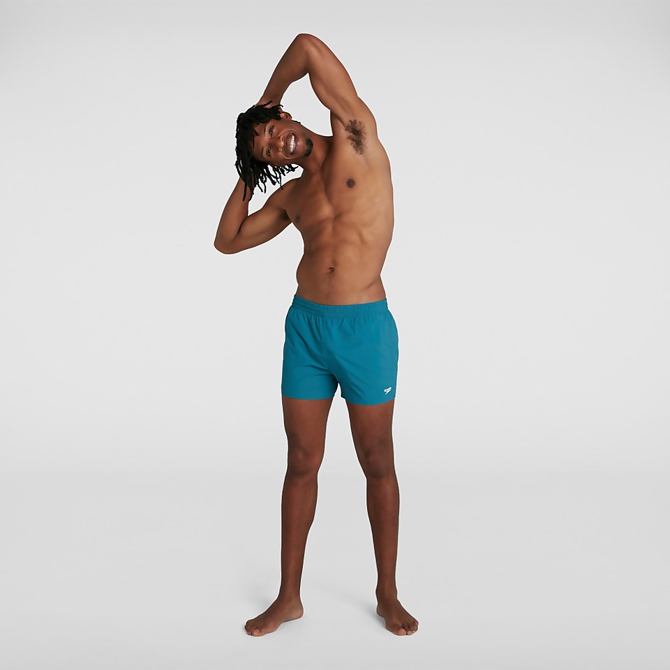 Herren Fitted Leisure 13" Badeshorts in Grün