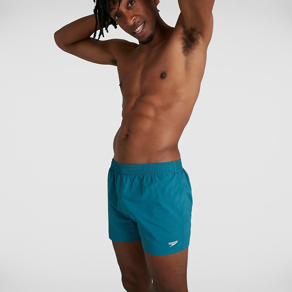 Herren Fitted Leisure 13" Badeshorts in Grün