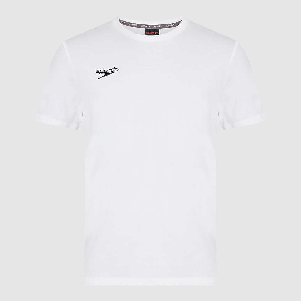 SPEEDO CORE TEAM KIT SML LOGO T-SH JU WHITE