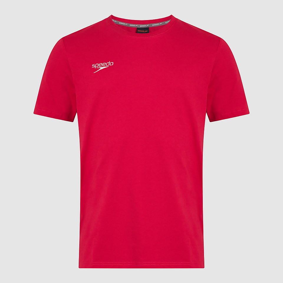 SPEEDO CORE TEAM KIT SML LOGO T-SH JU RED