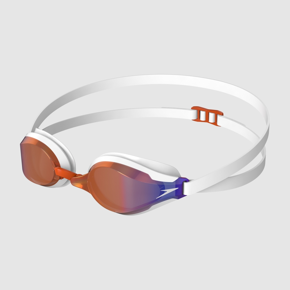 Erwachsene Fastskin Speedsocket 2 Mirror Schwimmbrille in Weiß