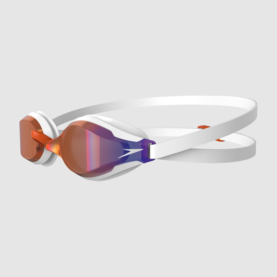 Erwachsene Fastskin Speedsocket 2 Mirror Schwimmbrille in Weiß