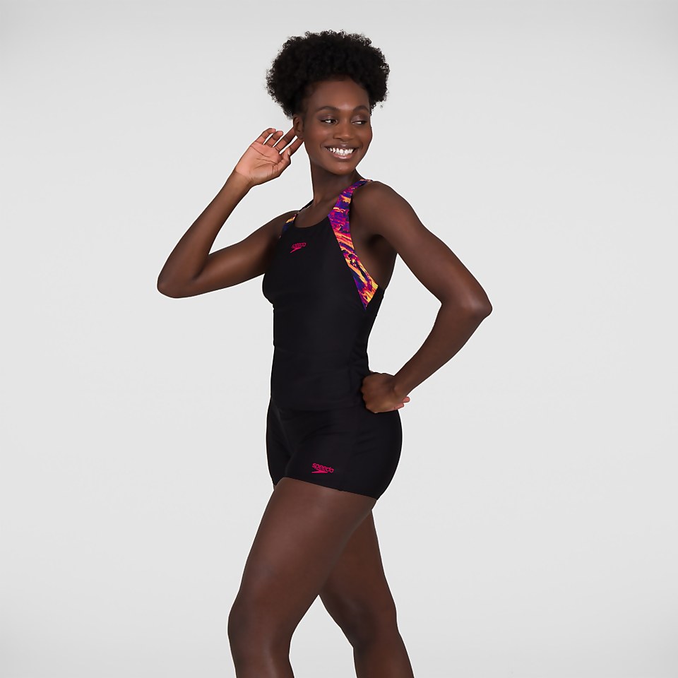 Mix & Match Tankini Top Black