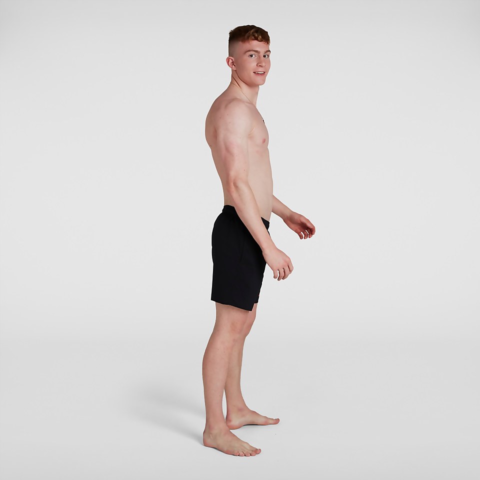 Men's Sport Logo 16" Watershort Black