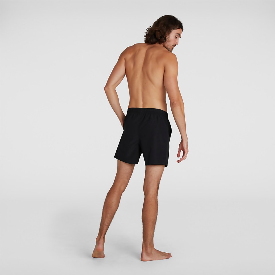 Men's Printed Trim 16" Watershort Black