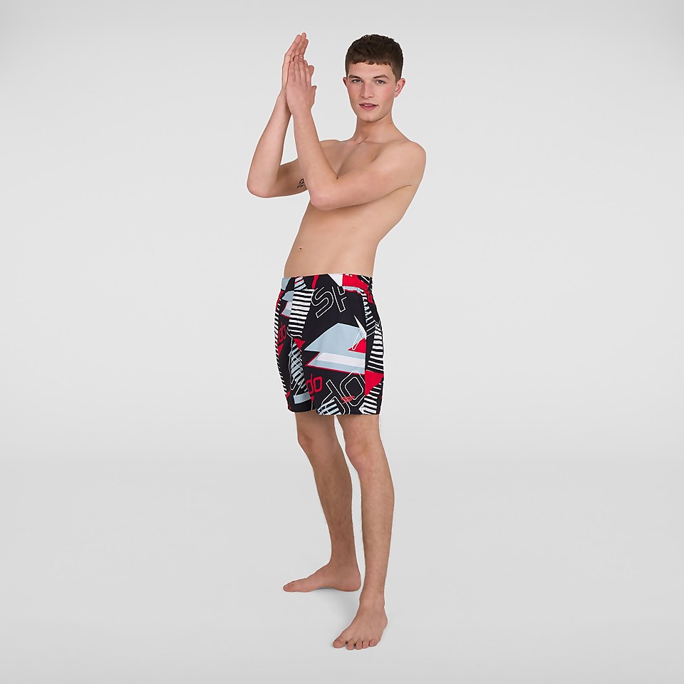 Men's Vintage Paradise 16" Swim Shorts Black
