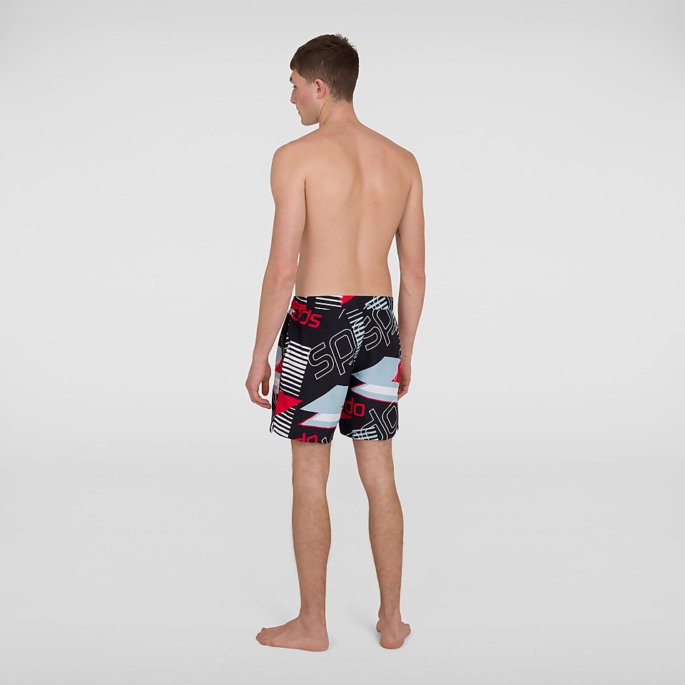 Men's Vintage Paradise 16" Swim Shorts Black