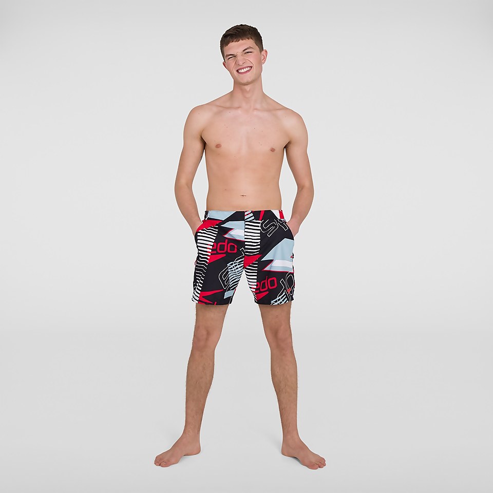 Men's Vintage Paradise 16" Swim Shorts Black