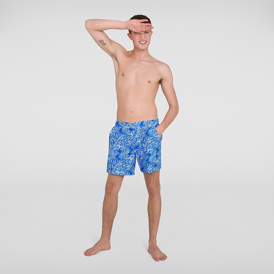 Men's Vintage Paradise 16" Swim Shorts Blue
