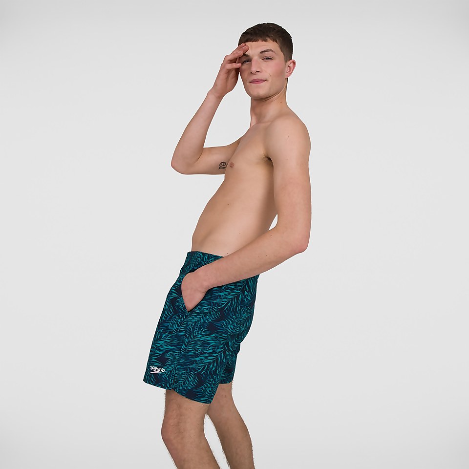 Vintage Paradise 16" Badeshorts Marine